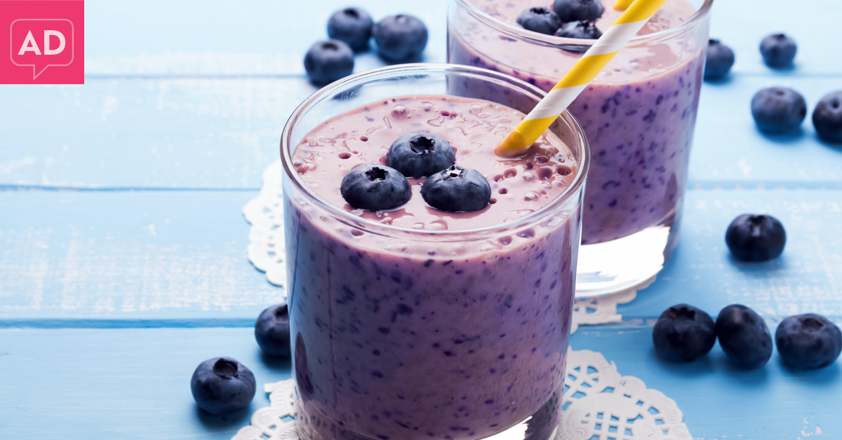 Oat and Blueberry Smoothie Recipe | AtopicDermatitis.net