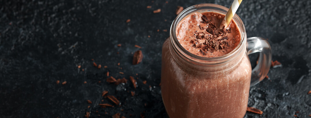 Oat, Chocolate, and Avocado smoothie