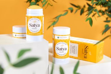 Two Satya eczema relief sticks 