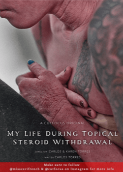 photo of a book cover about steroid withdrawal